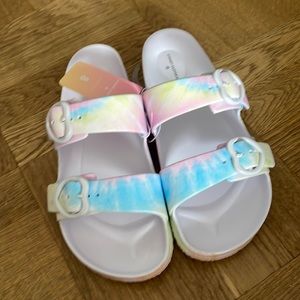 Stoney Clover x Target tie-dye sandals